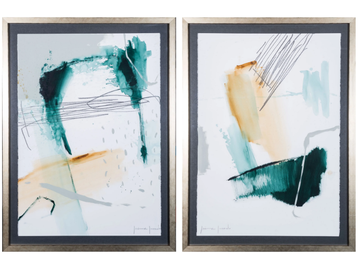 Selva I & II - Paper Painting by NOVOCUADRO ART COMPANY - view 2